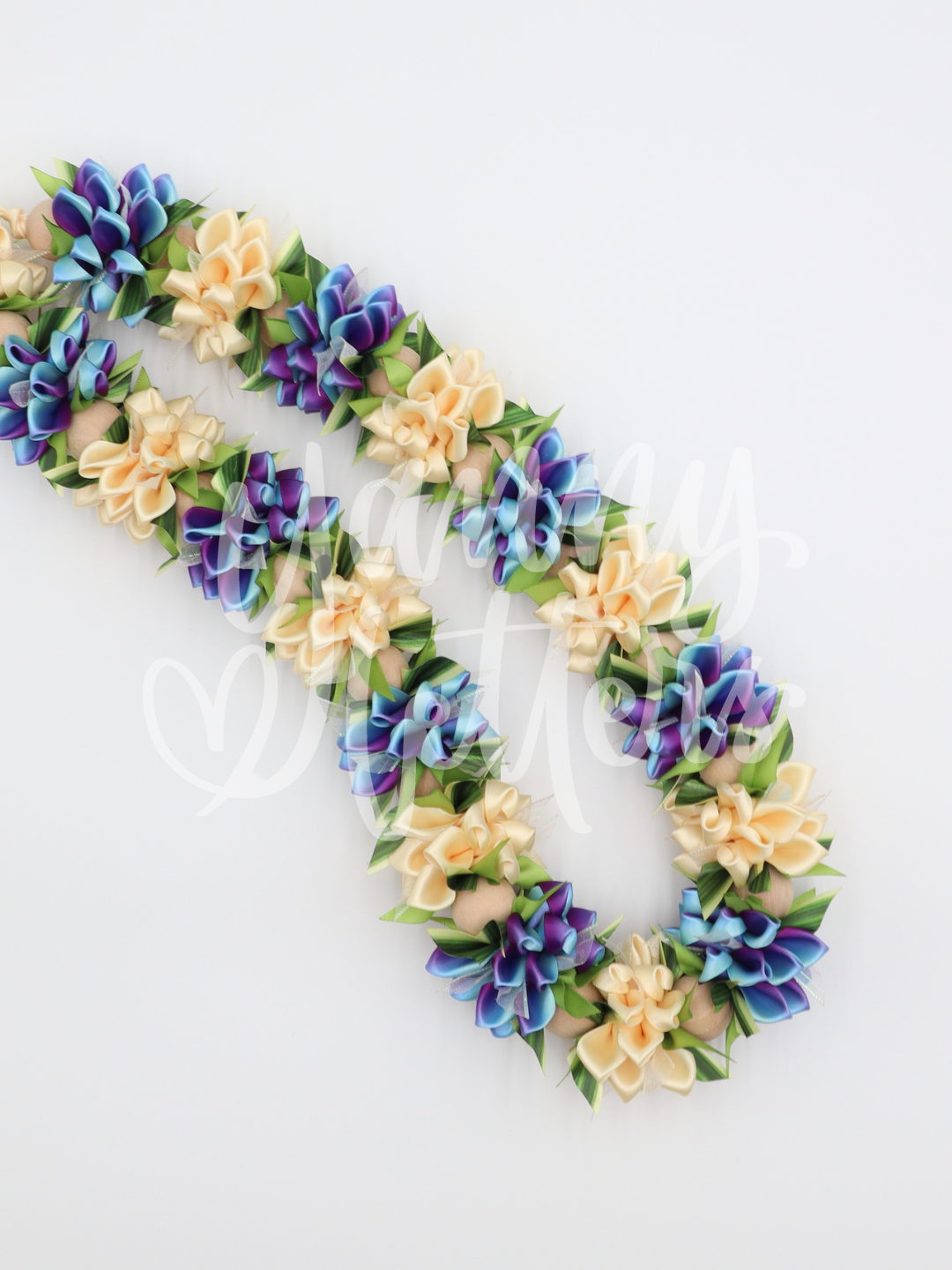 Blue Dendobrium Lei | Aloha Collection