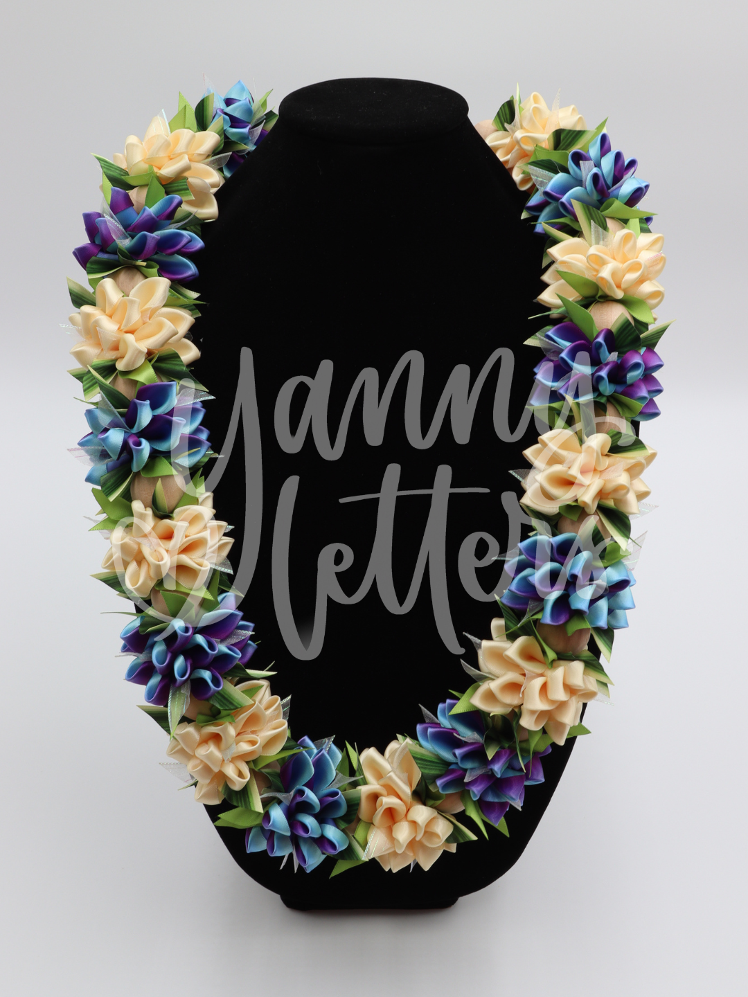 Blue Dendobrium Lei | Aloha Collection