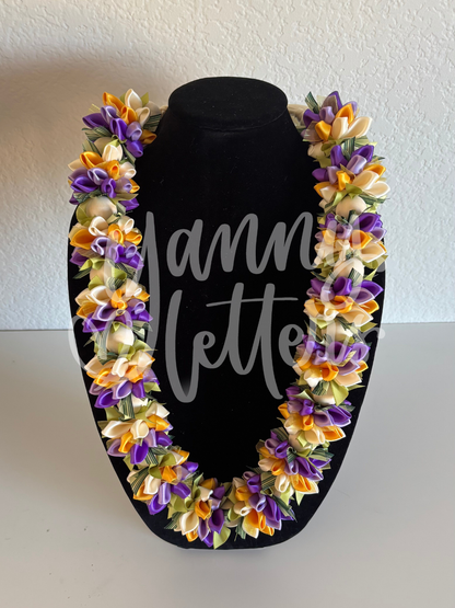 Golden Iris Lei