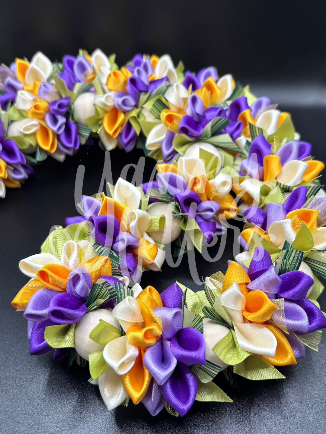 Golden Iris Lei
