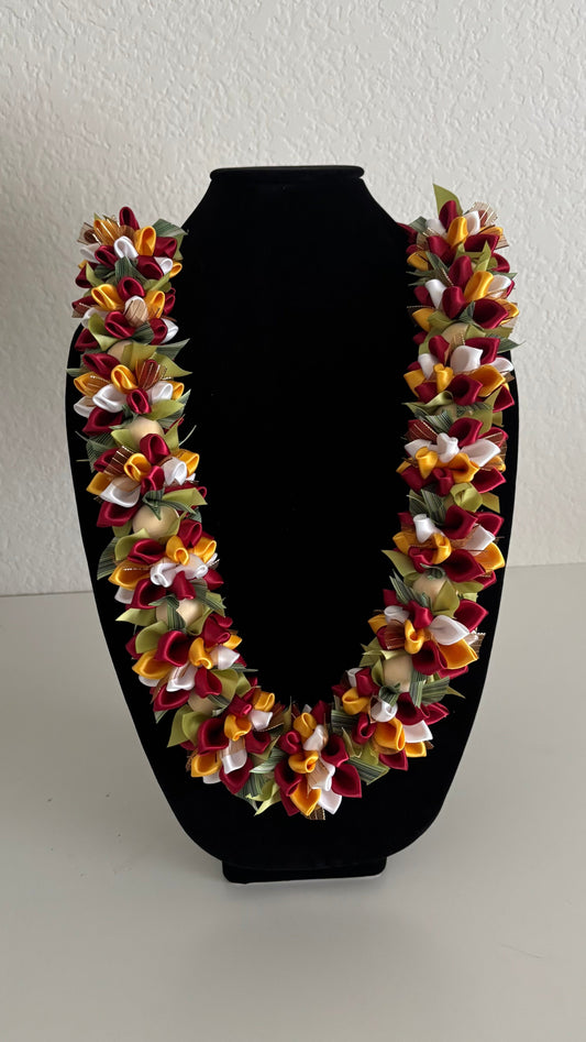 Maroon Majesty Lei 👑