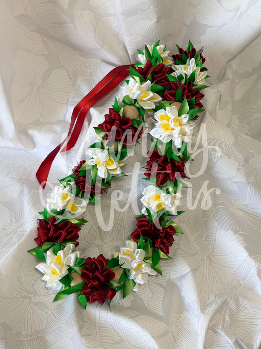 Crimson Plumeria Lei 💋